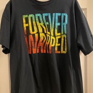 Vans Black Tee with Multicolor Graphic